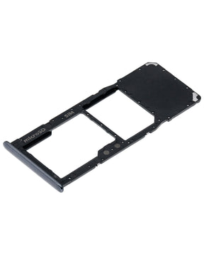 Replacement Single Sim Card Tray Compatible For Samsung Galaxy A51 4G (A515 / 2019) / A71 (A715 / 2020) (Prism Crush Black)
