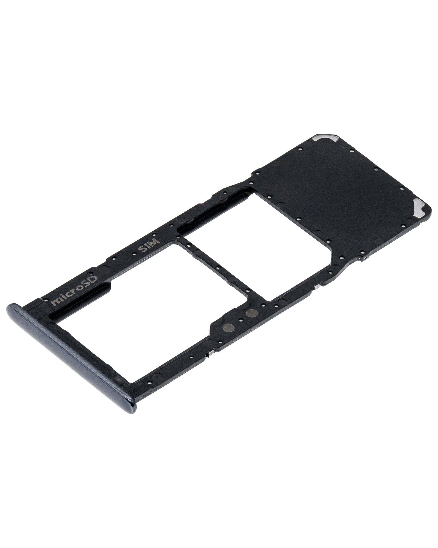 Replacement Single Sim Card Tray Compatible For Samsung Galaxy A51 4G (A515 / 2019) / A71 (A715 / 2020) (Prism Crush Black)