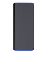 Replacement OLED Assembly With Frame Compatible For OnePlus 8 Pro (Refurbished) (Ultramarine Blue)