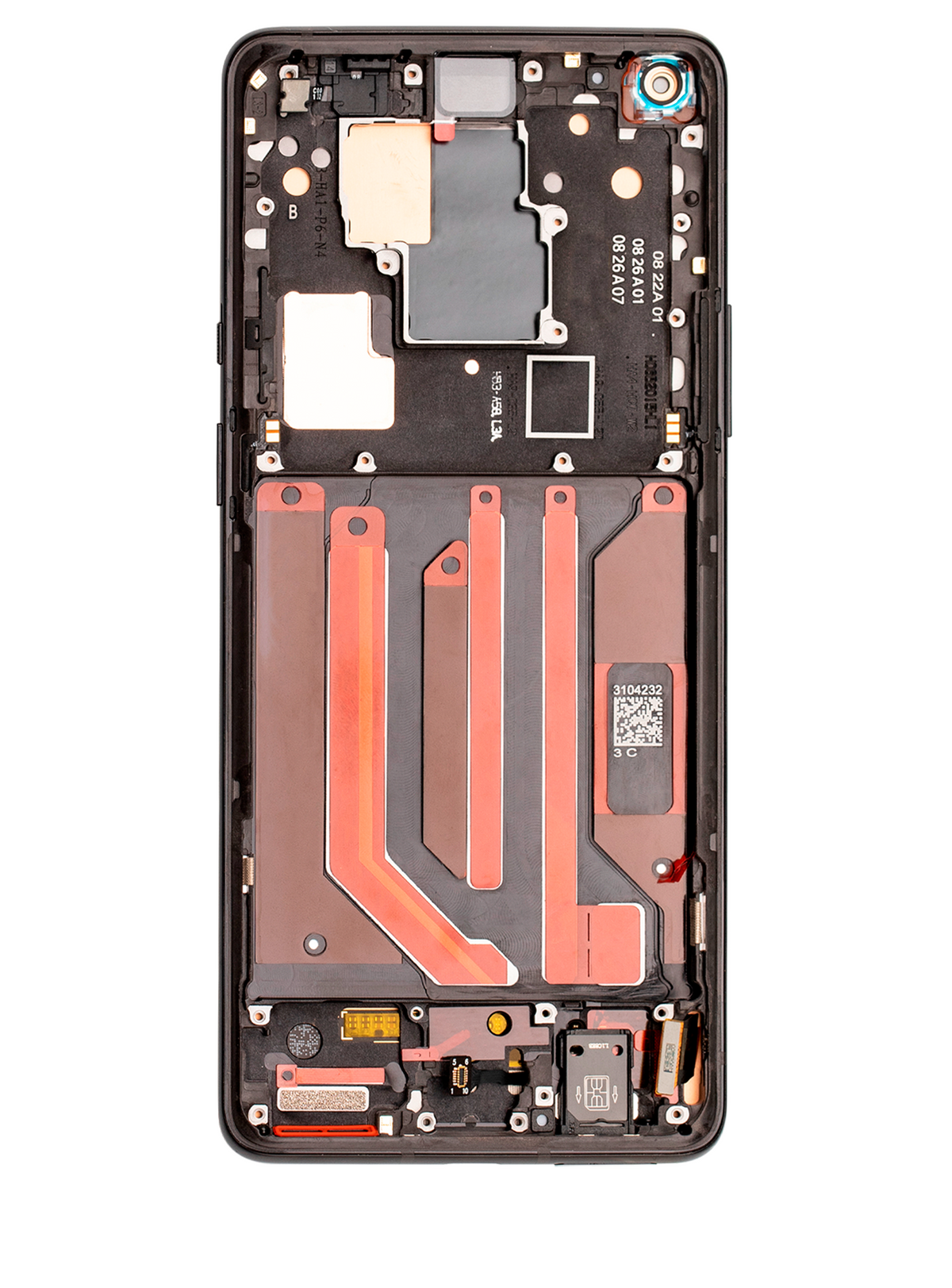 Replacement OLED Assembly With Frame Compatible For OnePlus 8 Pro (Refurbished) (Onyx Black)
