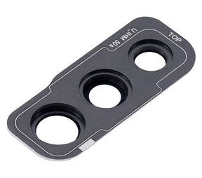 Back Camera Glass Lens And Cover Bezel Compatible For Samsung Galaxy A50S (A507 / 2019) (Prism Crush Black)