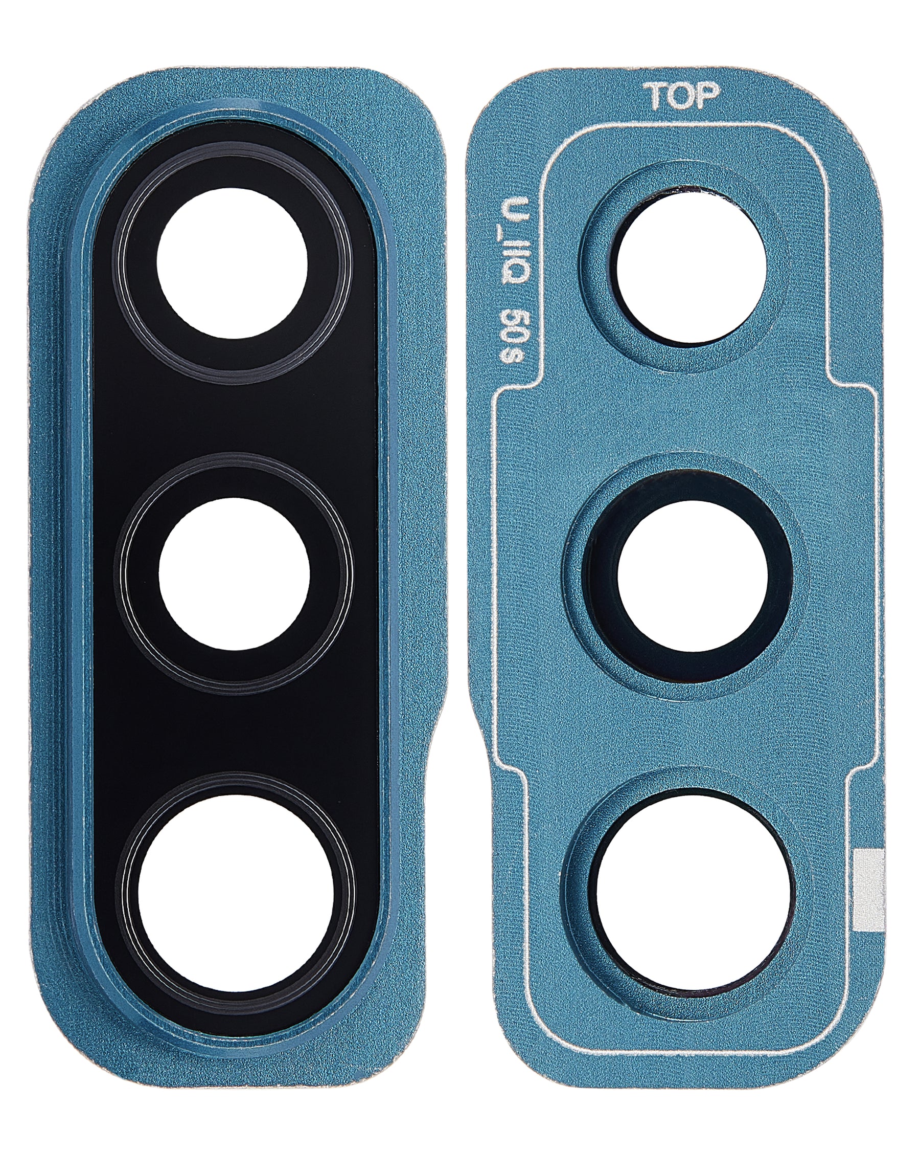 Back Camera Glass Lens and Cover Bezel Compatible For Samsung Galaxy A50S (A507 / 2019) (Prism Crush Green)