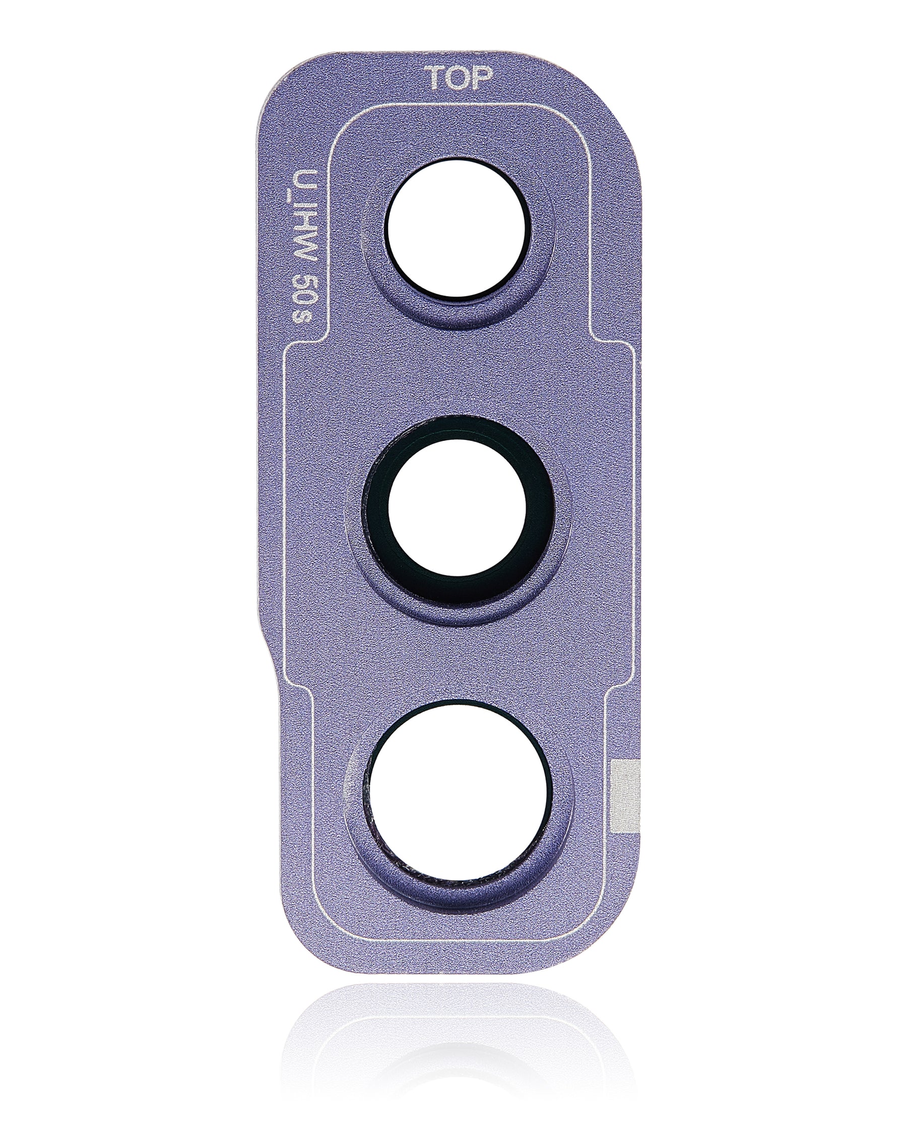 Back Camera Glass Lens And Cover Bezel Compatible For Samsung Galaxy A50S (A507 / 2019) (Prism Crush Violet)