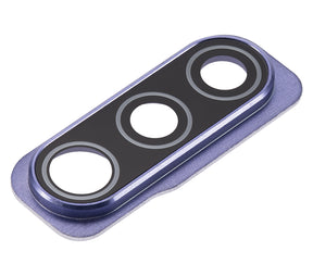Back Camera Glass Lens And Cover Bezel Compatible For Samsung Galaxy A50S (A507 / 2019) (Prism Crush Violet)