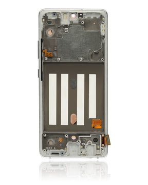 Replacement OLED Assembly With Frame Compatible For Samsung Galaxy A51 5G (A516 / 2020) (Non-Verizon 5G UW Frame) (Refurbished) (Prism Cube White)