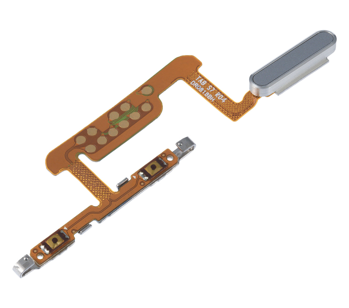 Power & Fingerprint Reader With Flex Cable Compatible For Samsung Galaxy Tab S7 11" (T870 / T875 / T876) (2020) (Mystic Silver)