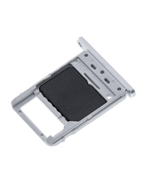 Single Sim Card Tray Compatible For Samsung Galaxy Tab S7 Plus 12.4" (T970 / T975 / T976) (2020) (Mystic Silver)