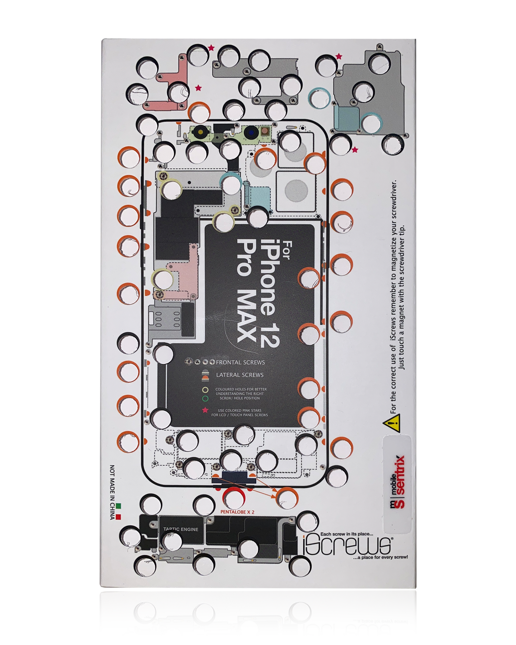 iScrews Position Mat Compatible For iPhone 12 Pro Max (dottorpod)