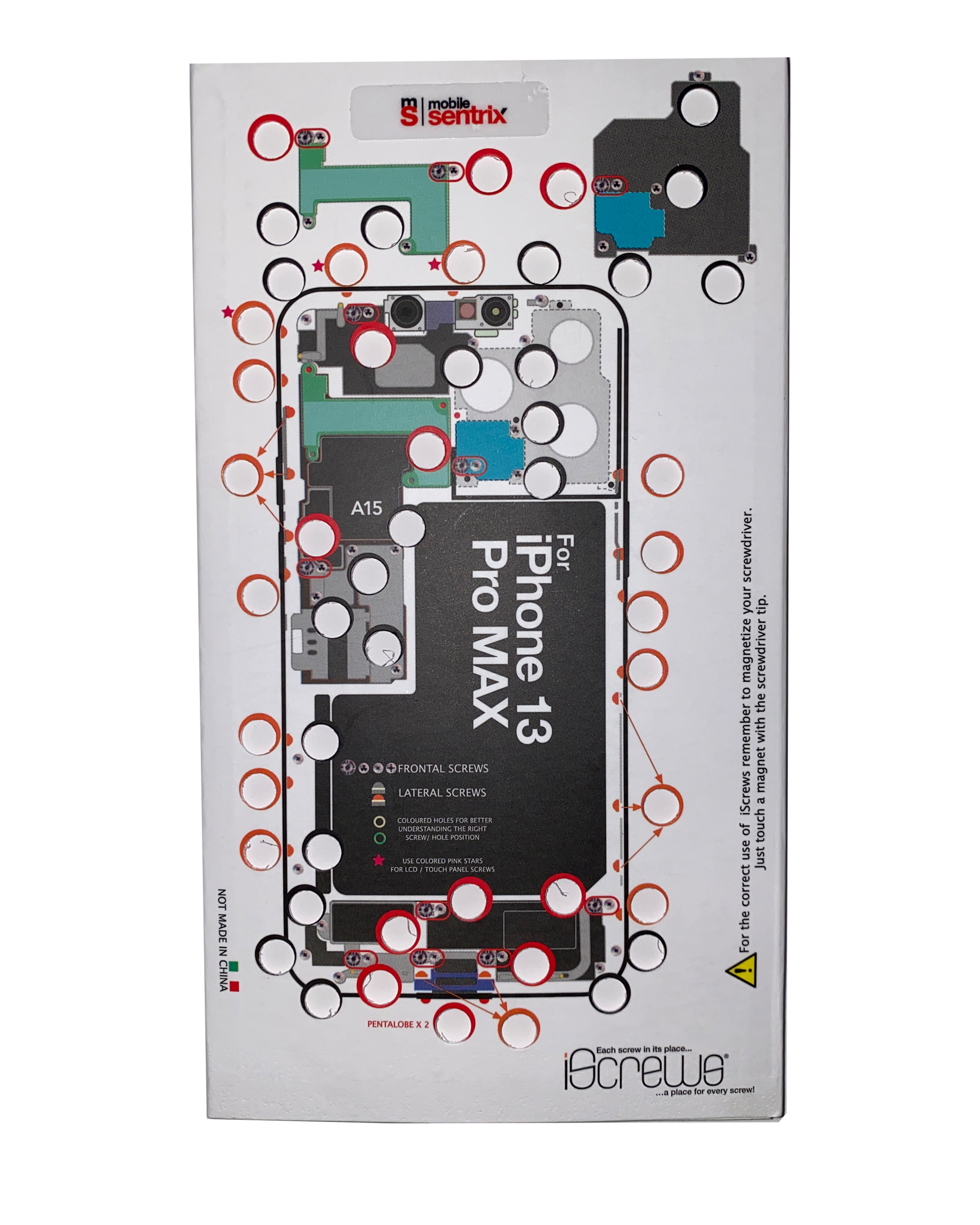 iScrews Position Mat Compatible For iPhone 13 Pro Max (dottorpod)