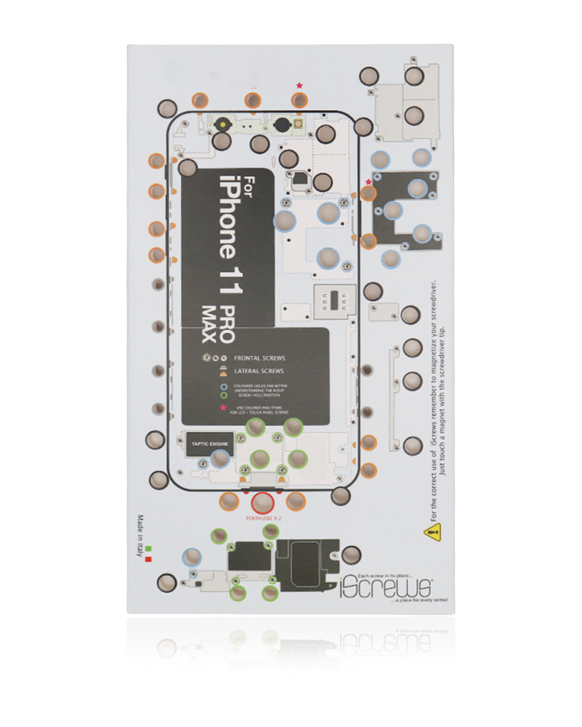 iScrews Position Mat Compatible For iPhone 11 Pro Max (dottorpod)