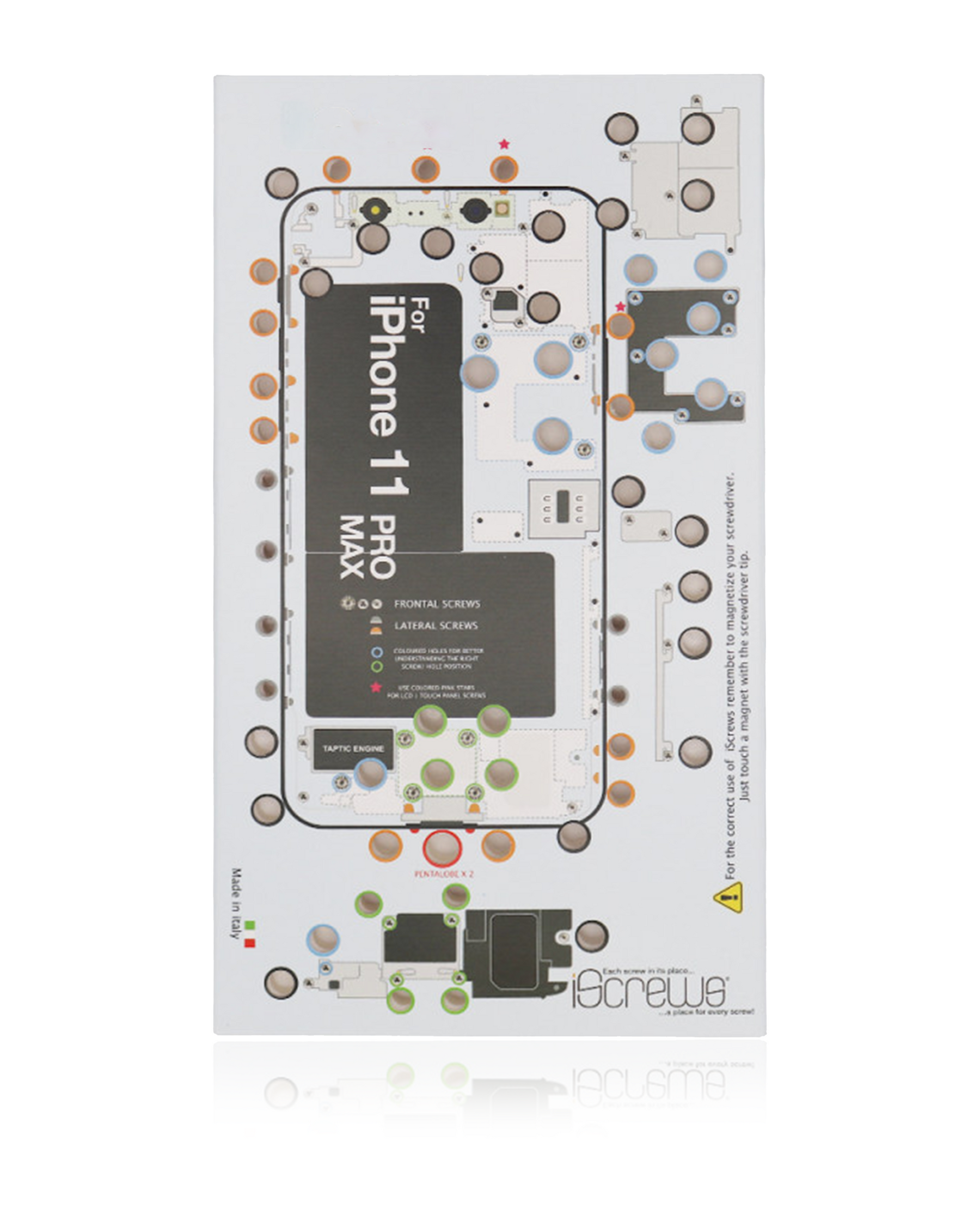 iScrews Position Mat Compatible For iPhone 11 Pro Max (dottorpod)