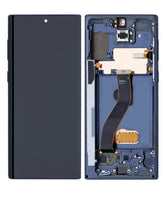 Replacement OLED Assembly With Frame Compatible For Samsung Galaxy Note 10 (Service Pack) (Aura Glow / Silver)