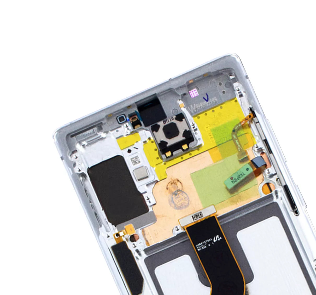 Replacement OLED Assembly With Frame Compatible For Samsung Galaxy Note 10 (Service Pack) (Aura White)