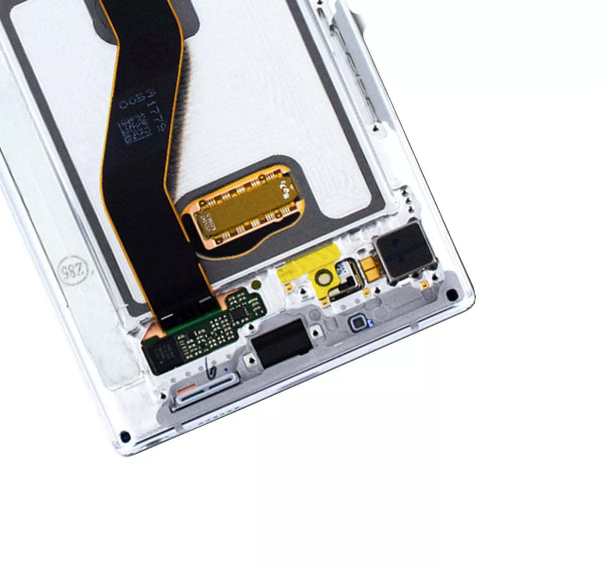 Replacement OLED Assembly With Frame Compatible For Samsung Galaxy Note 10 (Service Pack) (Aura White)