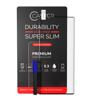 Casper UV Tempered Glass With Glue Compatible For Samsung Galaxy Note 10 Replacement  (Case Friendly) (Retail Pack)