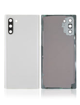 Back Cover Glass With Camera Lens Replacement Compatible For Samsung Galaxy Note 10 (No Logo) (Vemake) (Aura White)