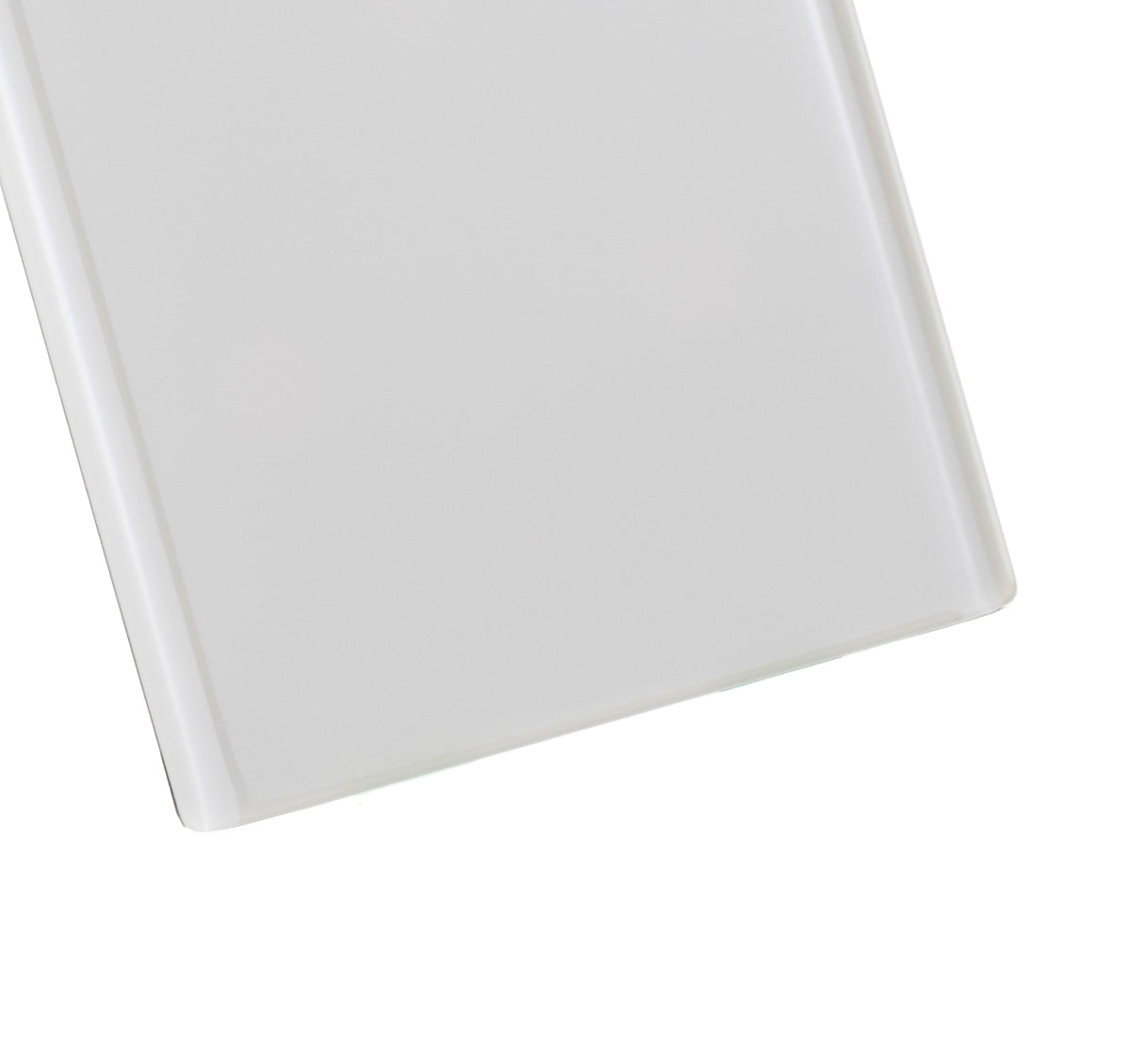 Back Cover Glass With Camera Lens Replacement  Compatible For Samsung Galaxy Note 10 (Service Pack) (Aura White)