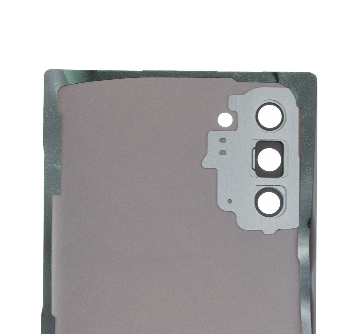 Back Cover Glass With Camera Lens Replacement Compatible For Samsung Galaxy Note 10 (No Logo) (Vemake) (Aura White)