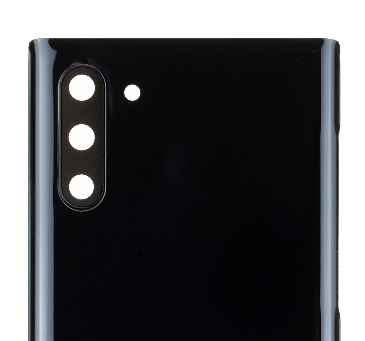 Replacement Back Cover Glass With Camera Lens Compatible For Samsung Galaxy Note 10 (Service Pack) (Aura Black)
