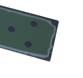 Back Cover Glass With Camera Lens Replacement  Compatible For Samsung Galaxy Note 10 (No Logo) (Vemake) (Aura Red)