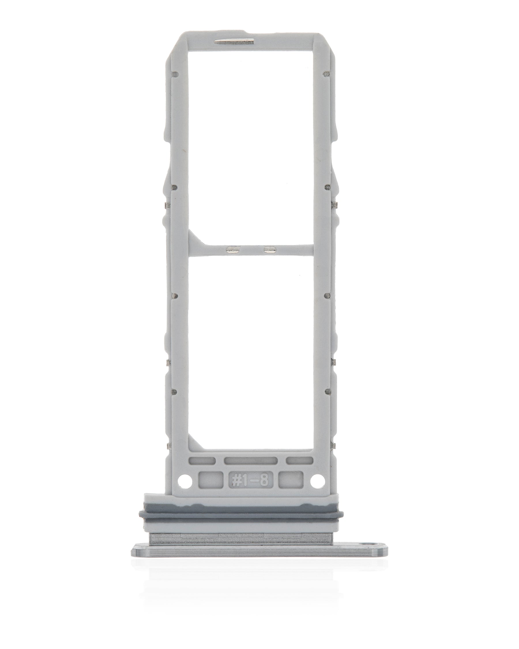 Dual Sim Card Tray Compatible For Samsung Galaxy Note 10 Replacement  (Aura Glow / Silver)