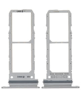 Dual Sim Card Tray Compatible For Samsung Galaxy Note 10 Replacement  (Aura Glow / Silver)
