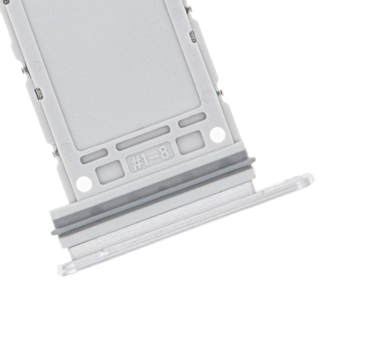 Single Sim Card Tray Replacement Compatible For Samsung Galaxy Note 10 (Aura White)