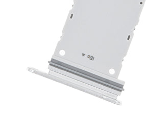 Single Sim Card Tray Replacement Compatible For Samsung Galaxy Note 10 (Aura White)