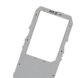 Replacement Single Sim Card Tray Compatible For Samsung Galaxy Note 10 (Aura Glow / Silver)
