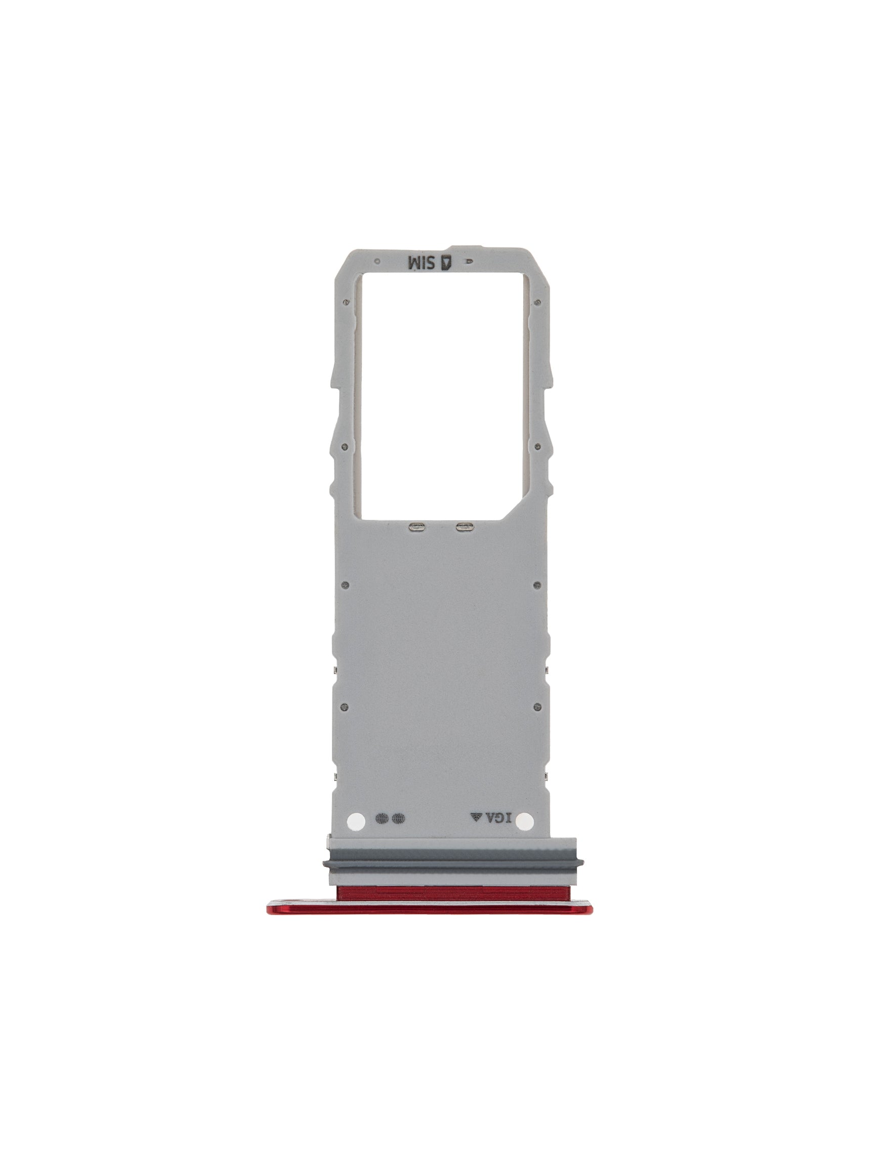 Single Sim Card Tray Compatible For Samsung Galaxy Note 10 Replacement (Aura Red)