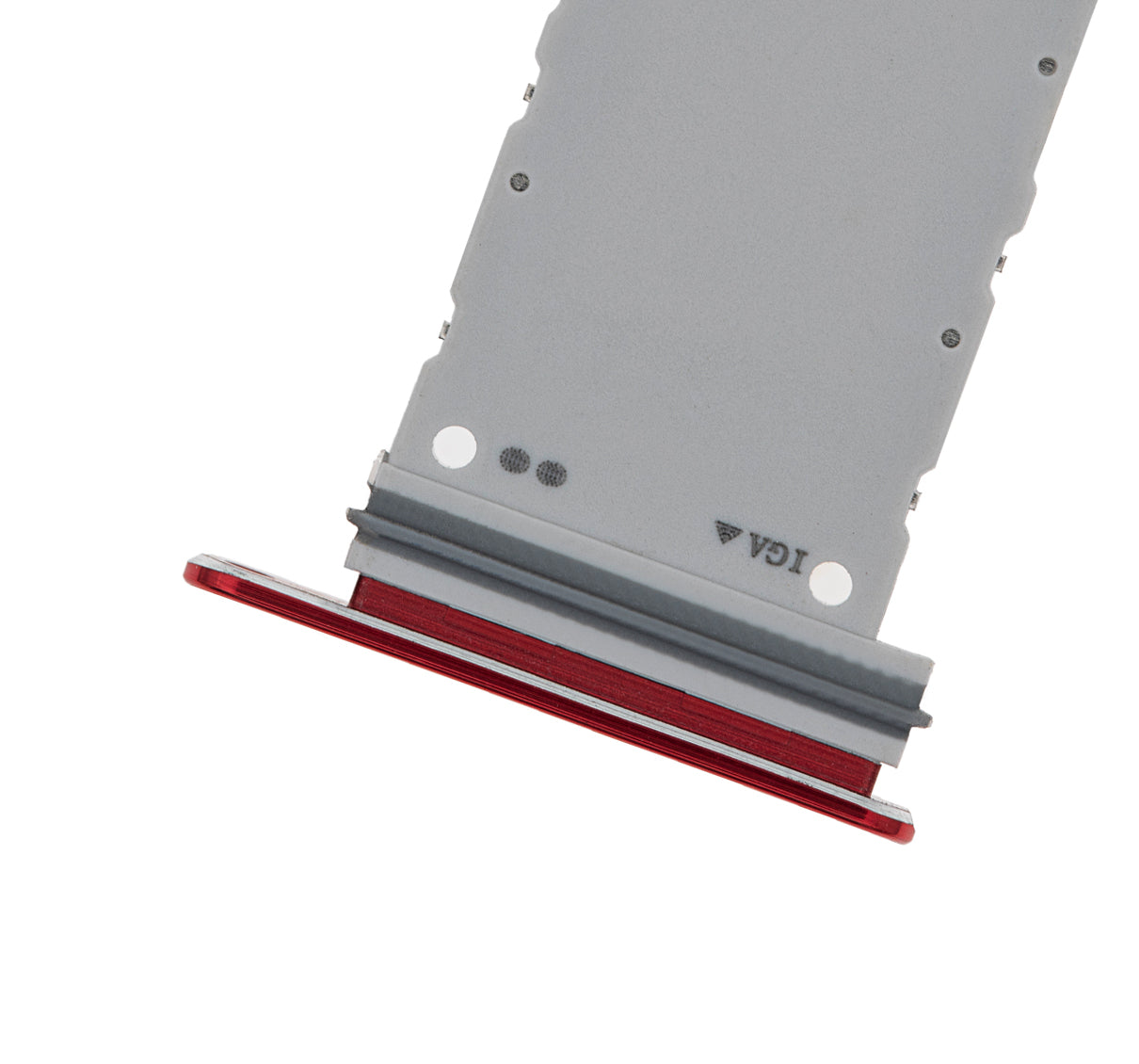 Single Sim Card Tray Compatible For Samsung Galaxy Note 10 Replacement (Aura Red)