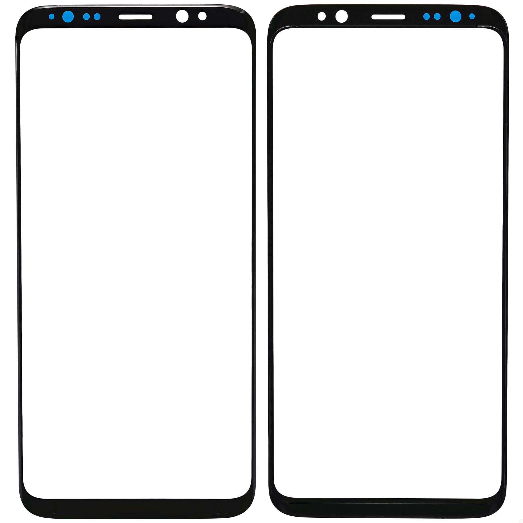 2 in 1 Front Glass With OCA Pre-Installed Compatible For Samsung Galaxy S8 Replacement by Macfactory.in