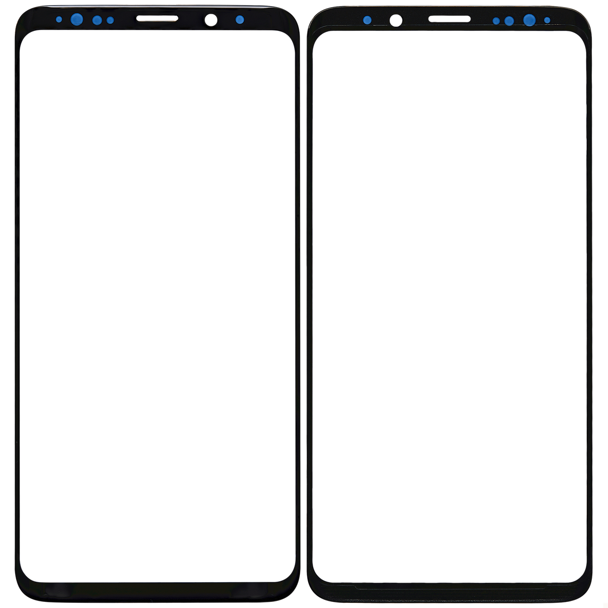 Replacement 2 in 1 Front Glass With OCA Pre-Installed Compatible For Samsung Galaxy S9 Plus