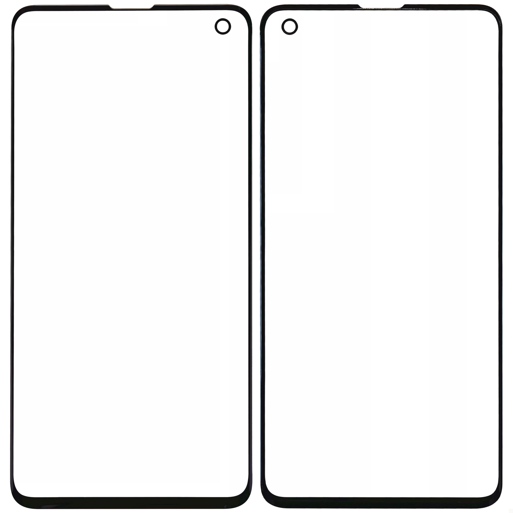 2 in 1 Front Glass With OCA Pre-Installed Compatible For Samsung Galaxy S10 Replacement
