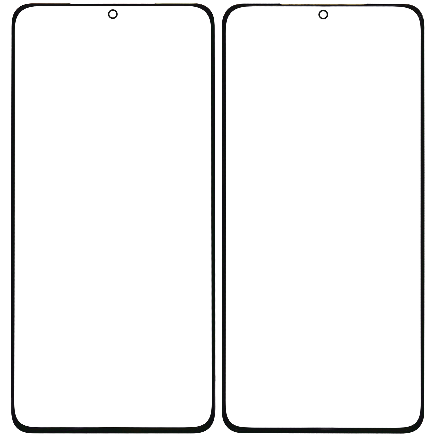 2 in 1 Front Glass With OCA Pre-Installed Compatible For Samsung Galaxy S21 Ultra Replacement