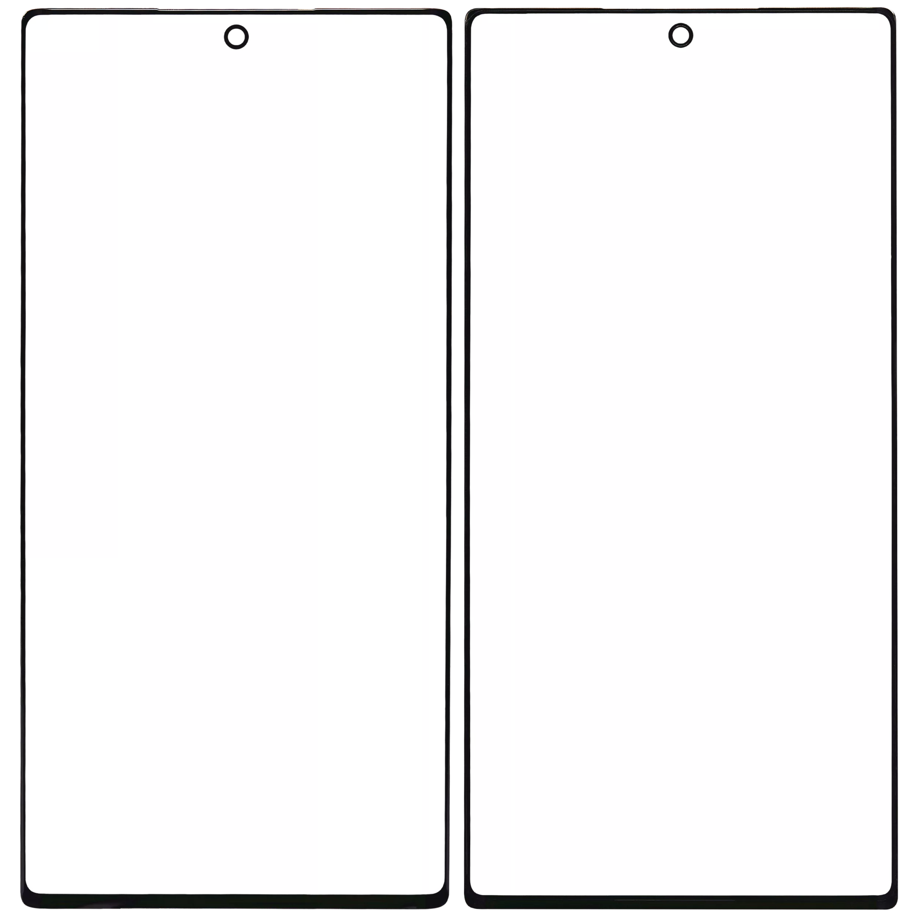 2 in 1 Front Glass With OCA Pre-Installed Compatible For Samsung Galaxy Note 10 Plus Replacement