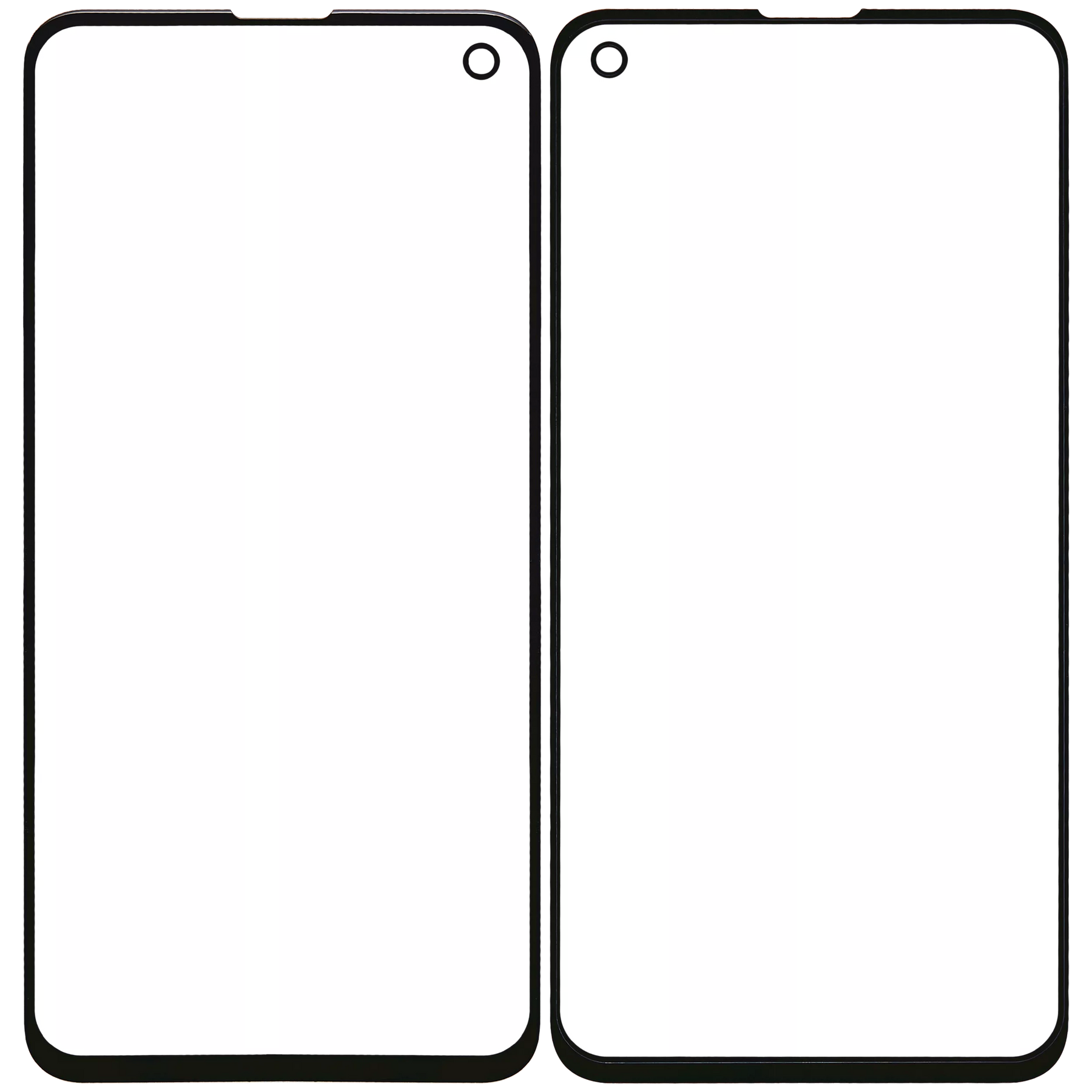 2 in 1 Front Glass With OCA Pre-Installed Compatible For Samsung Galaxy S10E Replacement