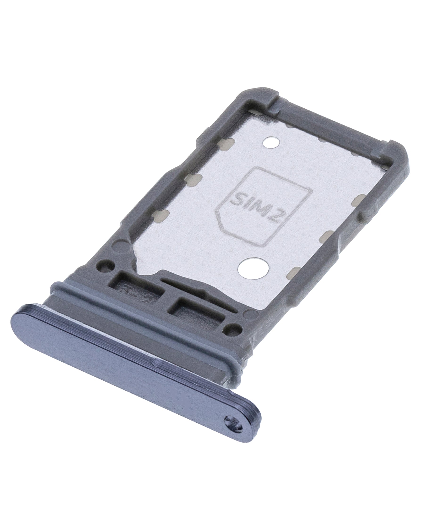 Dual Sim Card Tray Compatible For Samsung Galaxy S21 Ultra Replacement (Phantom Navy)
