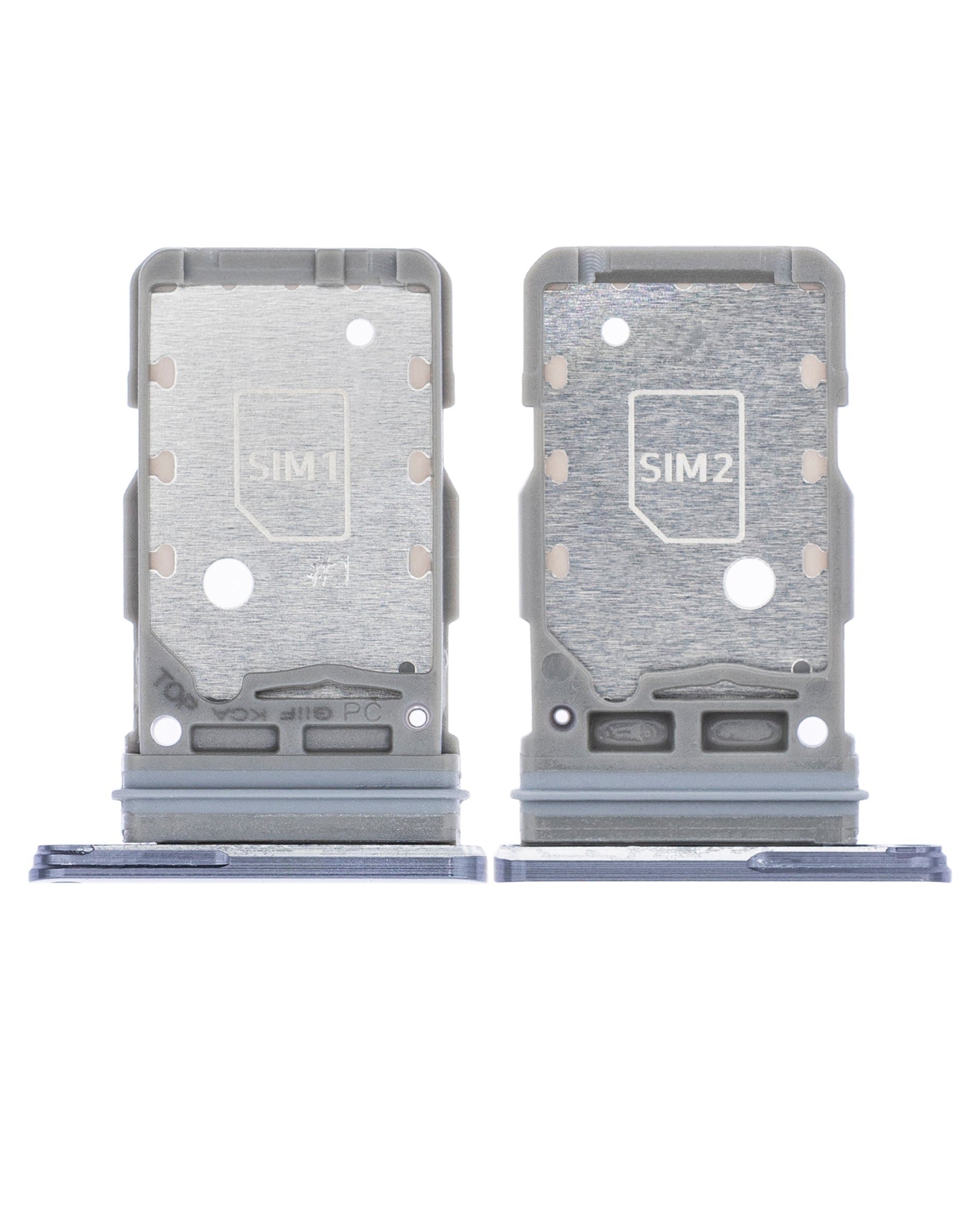 Dual Sim Card Tray Compatible For Samsung Galaxy S21 5G Replacement by Macfactory.Store (Phantom Gray)