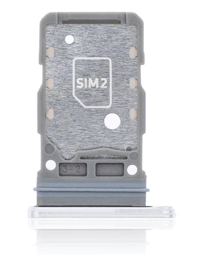 Replacement Dual Sim Card Tray Compatible For Samsung Galaxy S21 5G (Phantom White)