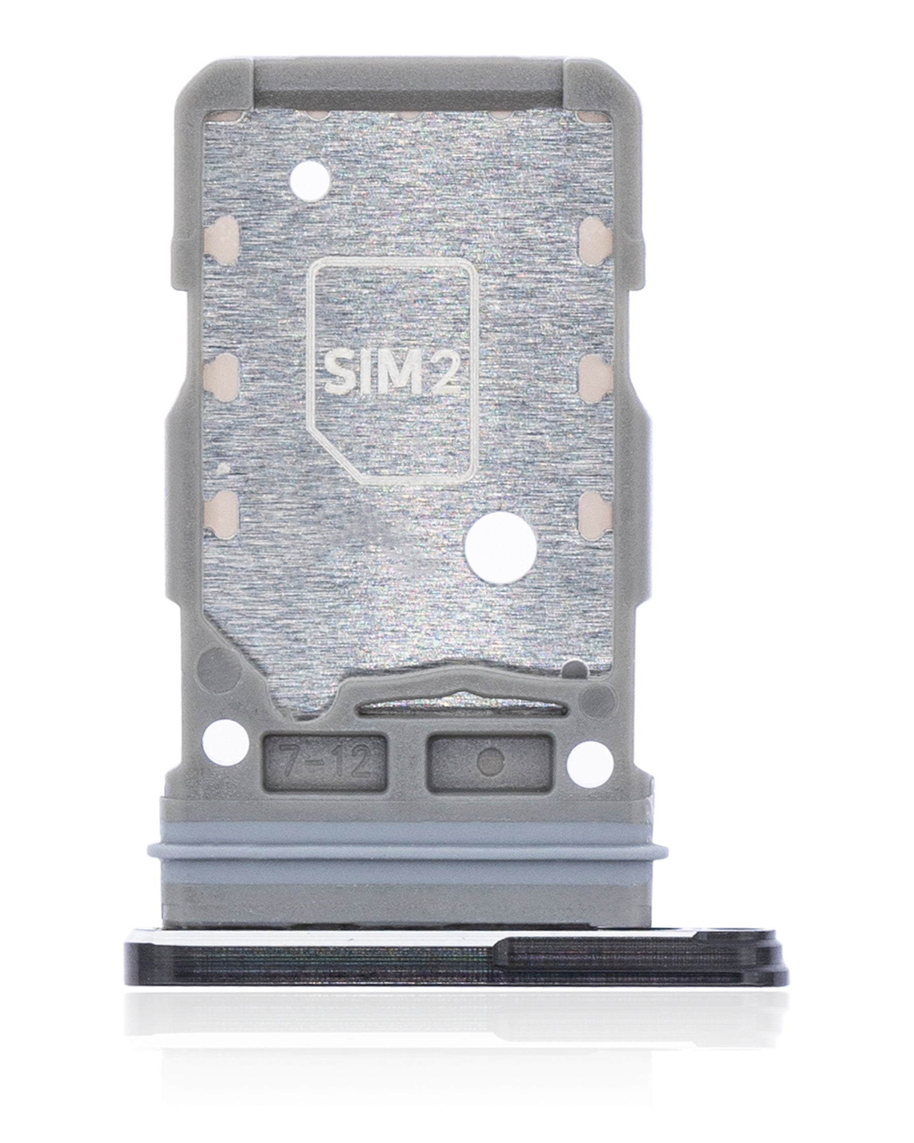 Dual Sim Card Tray Compatible For Samsung Galaxy S21 Plus  Replacement(Phantom Black)