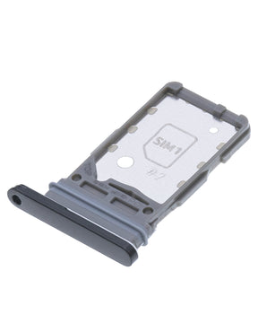 Dual Sim Card Tray Compatible For Samsung Galaxy S21 Plus  Replacement(Phantom Black)