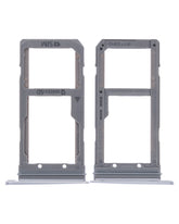 Dual Sim Card Tray Replacement Compatible For Samsung Galaxy S7 Edge (Black)