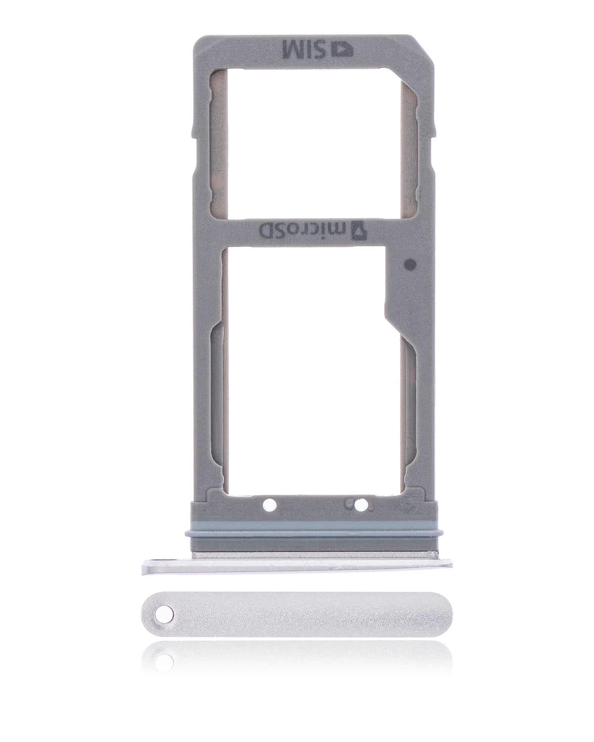 Dual Sim Card Tray Compatible For Samsung Galaxy S7 Edge Replacement (Gold)