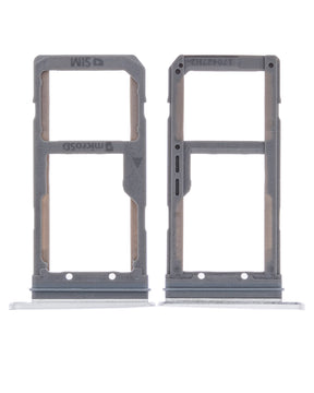 Dual Sim Card Tray Replacement Compatible For Samsung Galaxy S7 Edge (Silver)