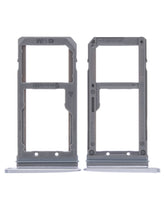 Dual Sim Card Tray Replacement Compatible For Samsung Galaxy S7 (Black Onyx)