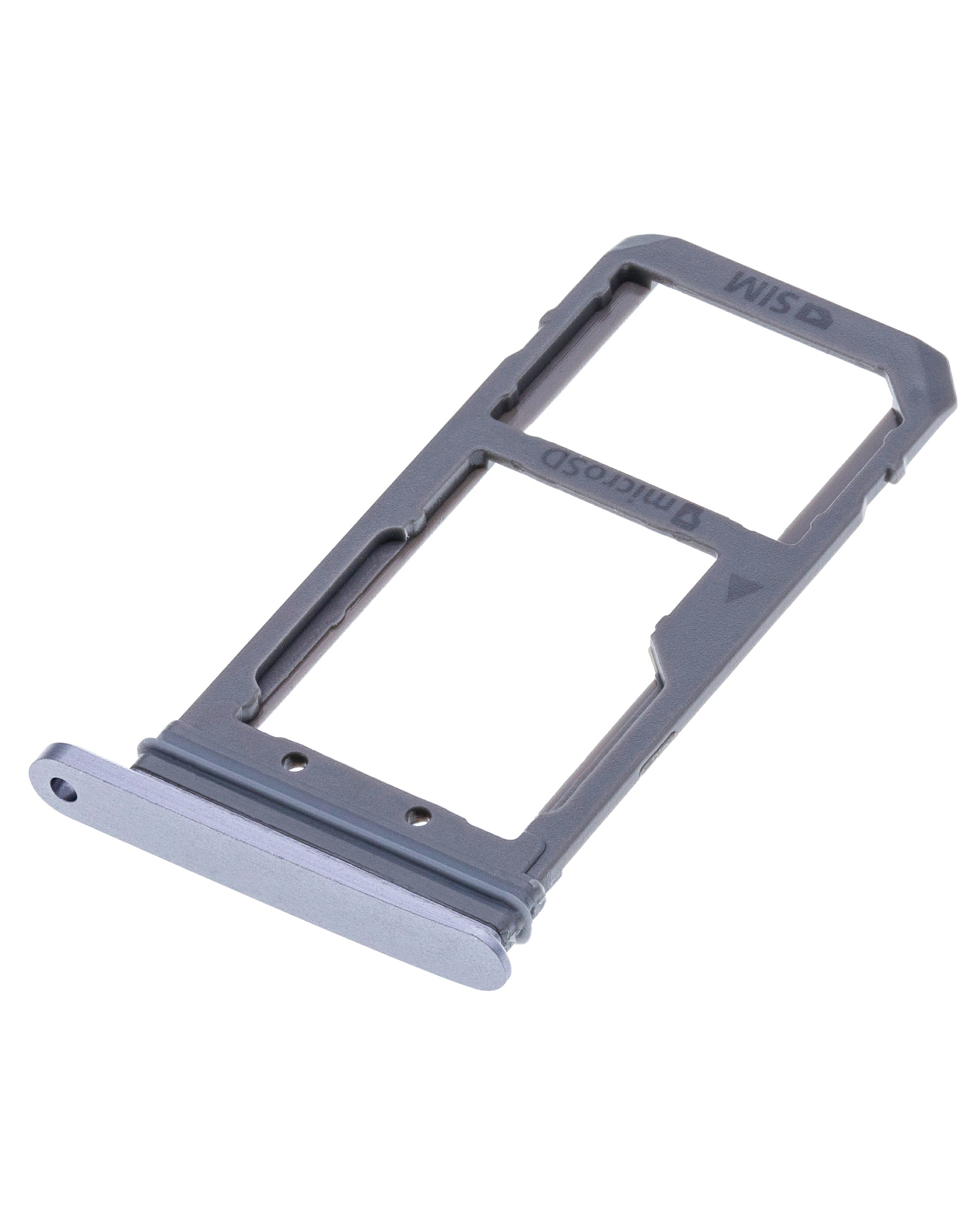 Dual Sim Card Tray Replacement Compatible For Samsung Galaxy S7 (Black Onyx)