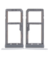 Dual Sim Card Tray Compatible For Samsung Galaxy S7 Replacement  (Silver)