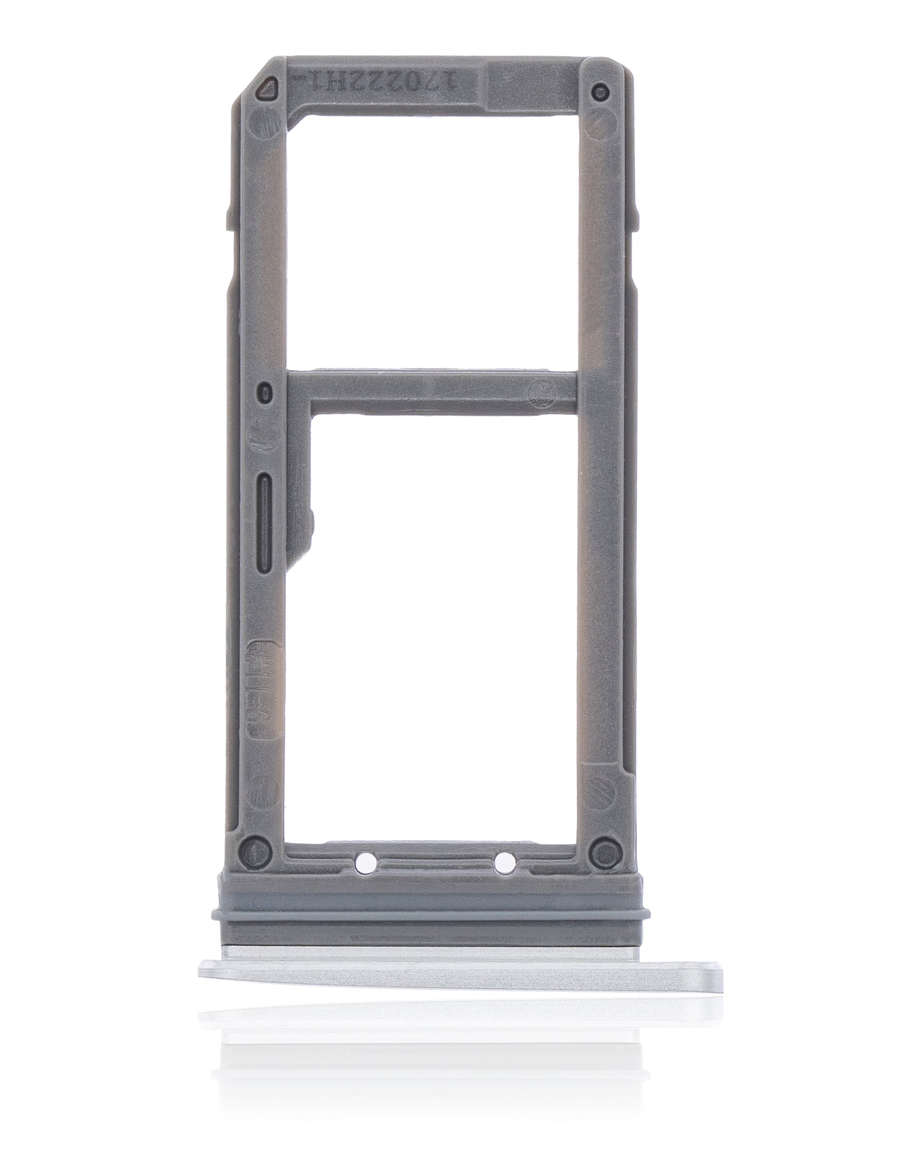 Dual Sim Card Tray Compatible For Samsung Galaxy S7 Replacement  (Silver)