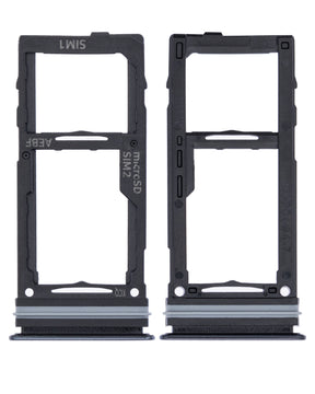 Replacement Dual Sim Card Tray Compatible For Samsung Galaxy A52 4G (A525 / 2021) / 5G (A526 / 2021) A52S 5G (A528 / 2021) (Awesome Black)